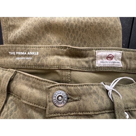 New AG Adriano Goldschmied Women's Brown The Prima Ankle Jeans Size 29 - Picture 5 of 6